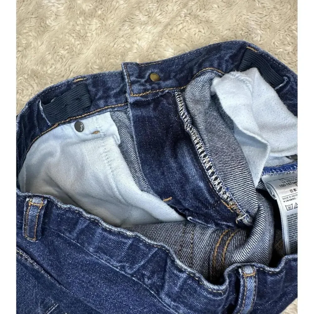 GAPKids 1969 classic slim straight medium-dark wash denim jeans Youth 14 Reg